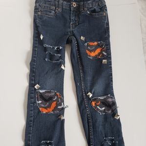 Girls bat Distressed Jeans size 7